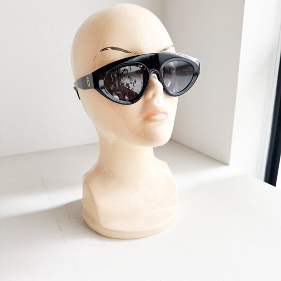 Bohten Pamoja Pride Chunky Black Frame Aviator Sunglasses - Picture 3 of 9